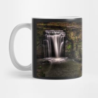 Jesmond Dene Waterfall In HDR Mug